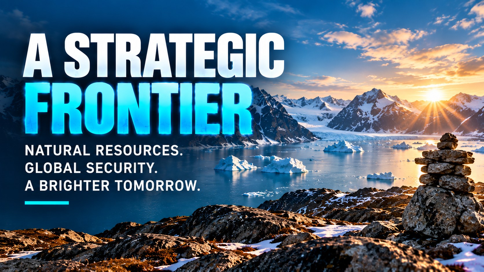 Greenland Arctic landscape representing energy, natural resources and growing strategic importance