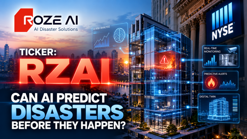 Roze AI ticker RZAI predictive disaster AI technology