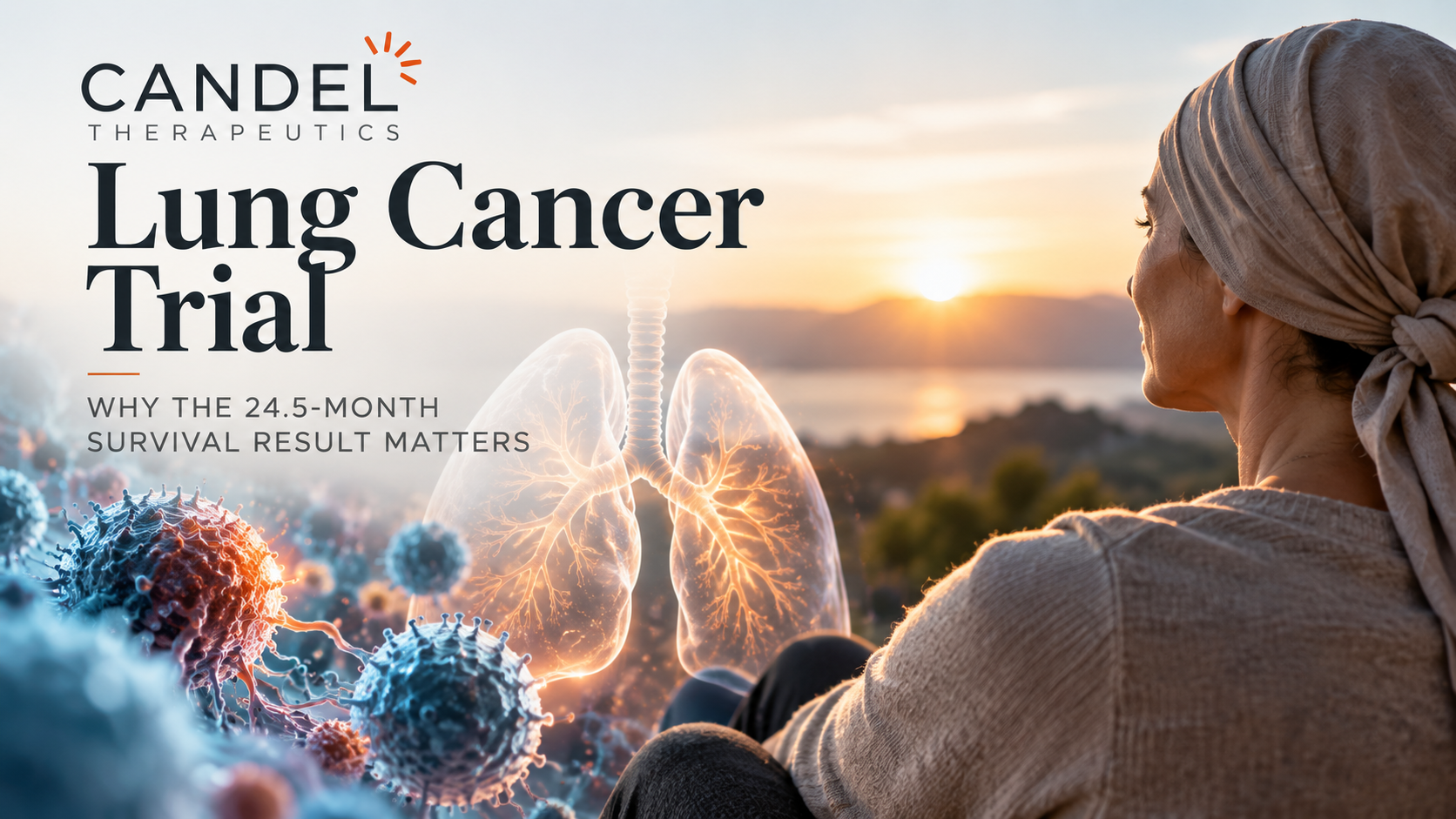 Candel lung cancer trial and CAN-2409 immunotherapy research
