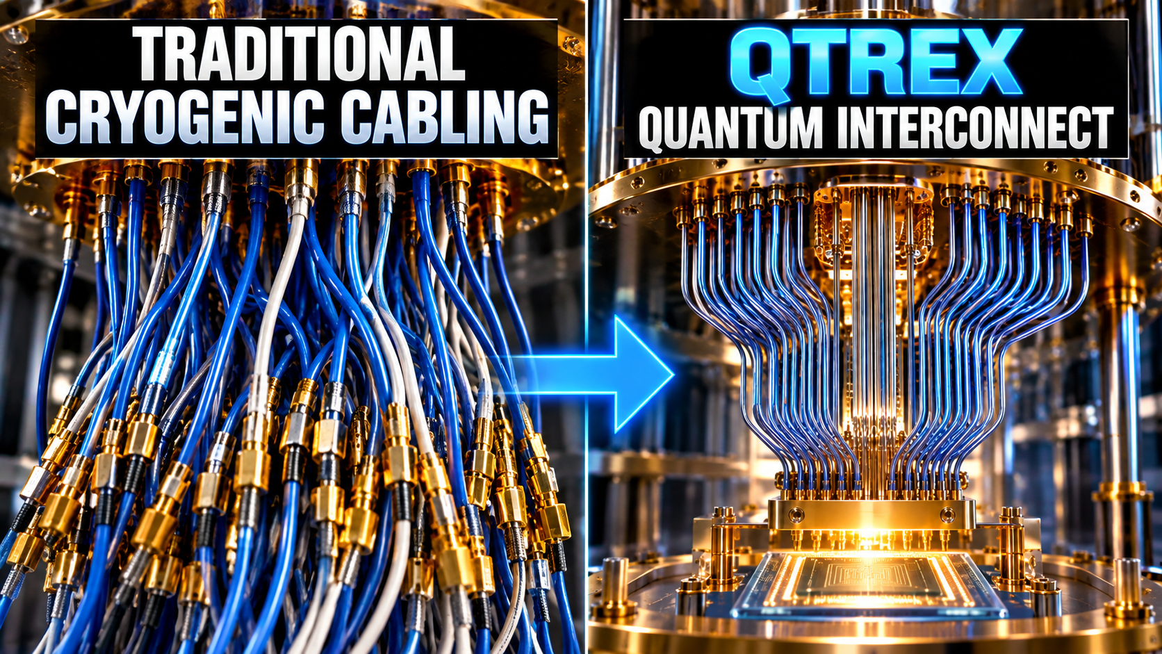 QTREX quantum interconnect tested for cryogenic quantum computing